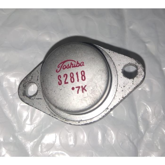 Transistor S2818 NPN Triple Diffused Horizontal Outpt 1500v 5A Jengkol ...ELEKTRO
