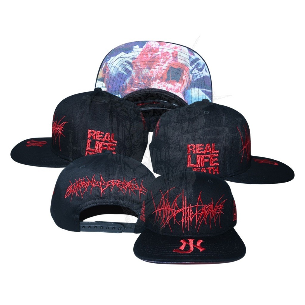 ORIGINAL & BERLISENSI -  SNAPBACK - WAKING THE CADAVER - REAL LIFE DEATH | SLAM/BRUTAL DEATH METAL |