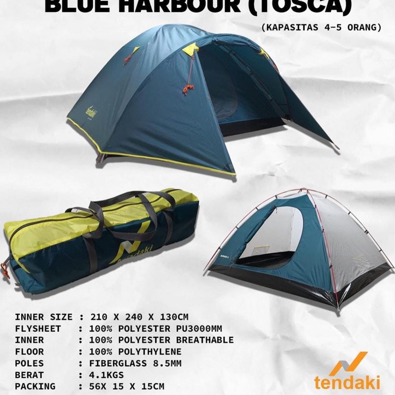 Tap Sport TENDAKI •Paket 1Dus Isi 4Tenda •Java4 pro •NSM4 •BORNEO4 •Java4 Light •Arunday 4+ Air •Mol
