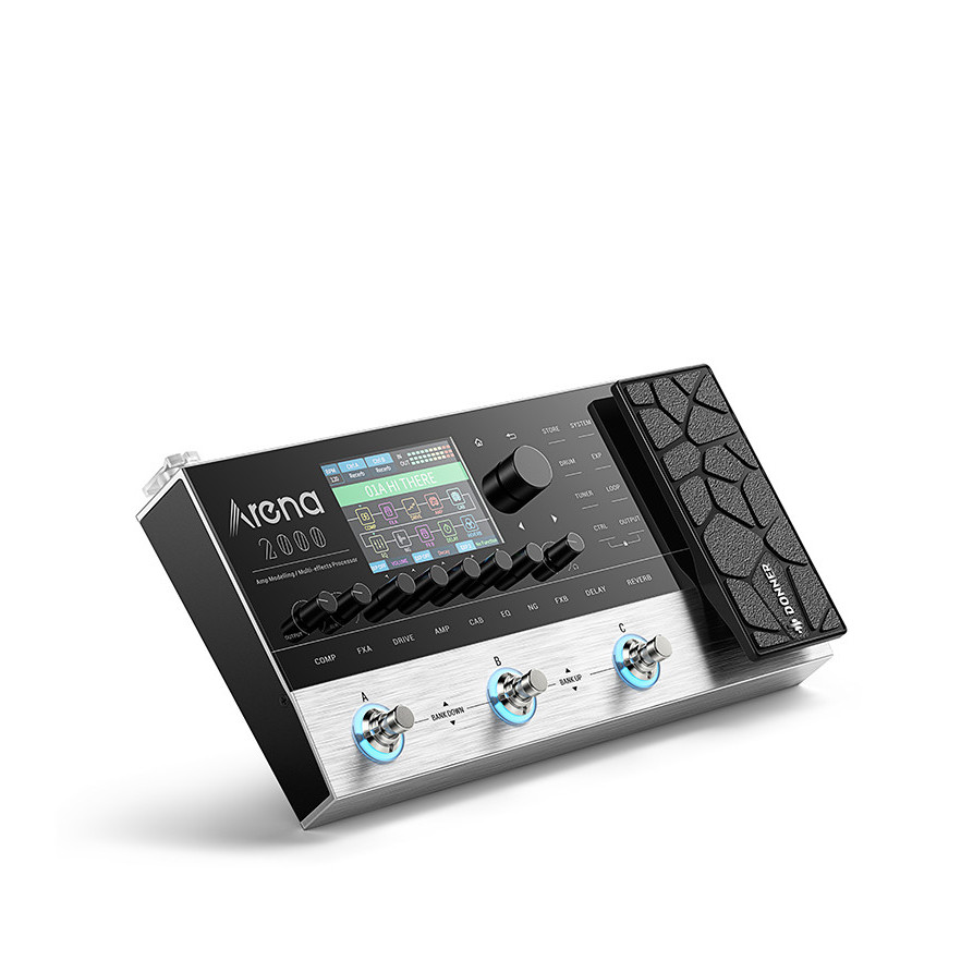 Donner Arena2000 Multi-Effect Guitar Pedal Effect AMP Modeling  LOOP CycleDonner Arena 2000