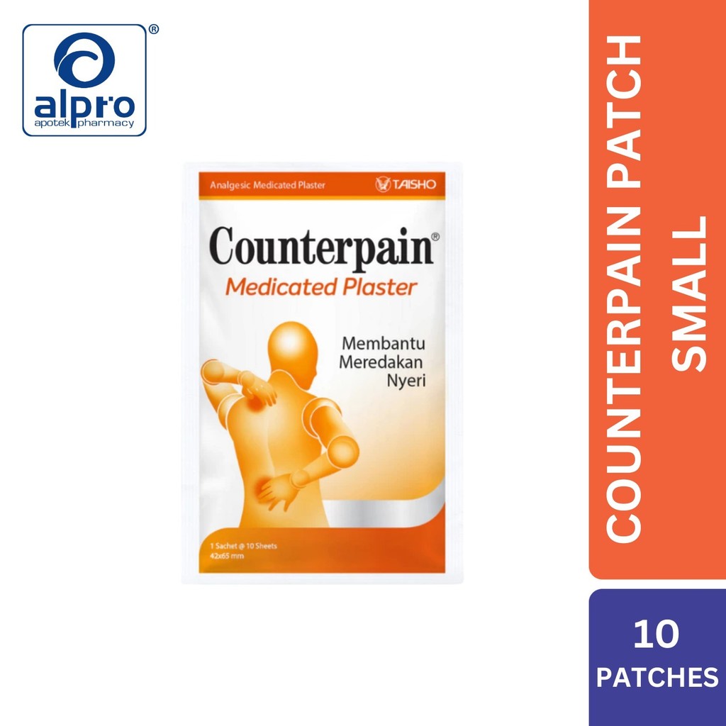 COUNTERPAIN PATCH SMALL 10S