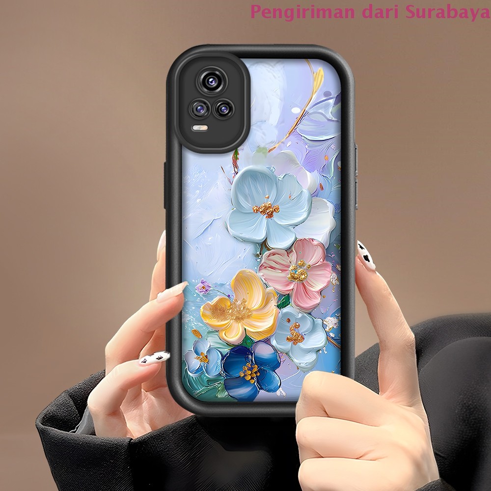 Softcase Bunga Tanaman Dan Pemandangan Yang Indah Hp Casing For VIVO V20 2021 Case Cartoon  Kesing P