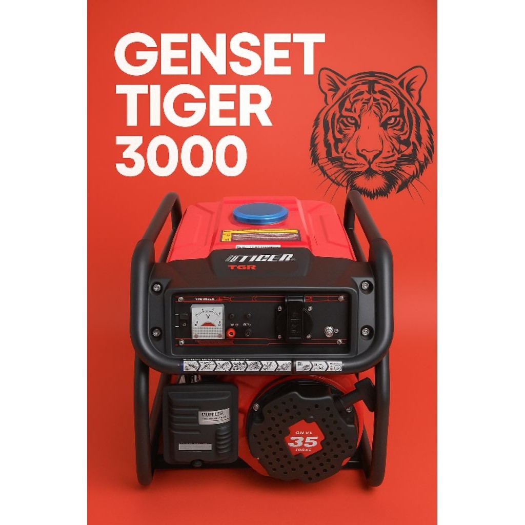 GENSET 3000 TIGER/GENERATOR 3000 TIGER/GENSET 1000 WATT TIGER TERBAIK