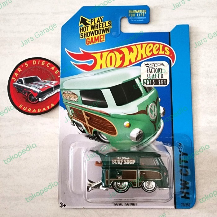 Hotwheels Kool Kombi Super Treasure Hunt THS FS 2015 Green Rare