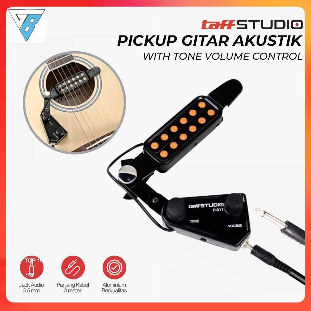 Pickup Gitar Akustik With Tone Volume Control - P-011