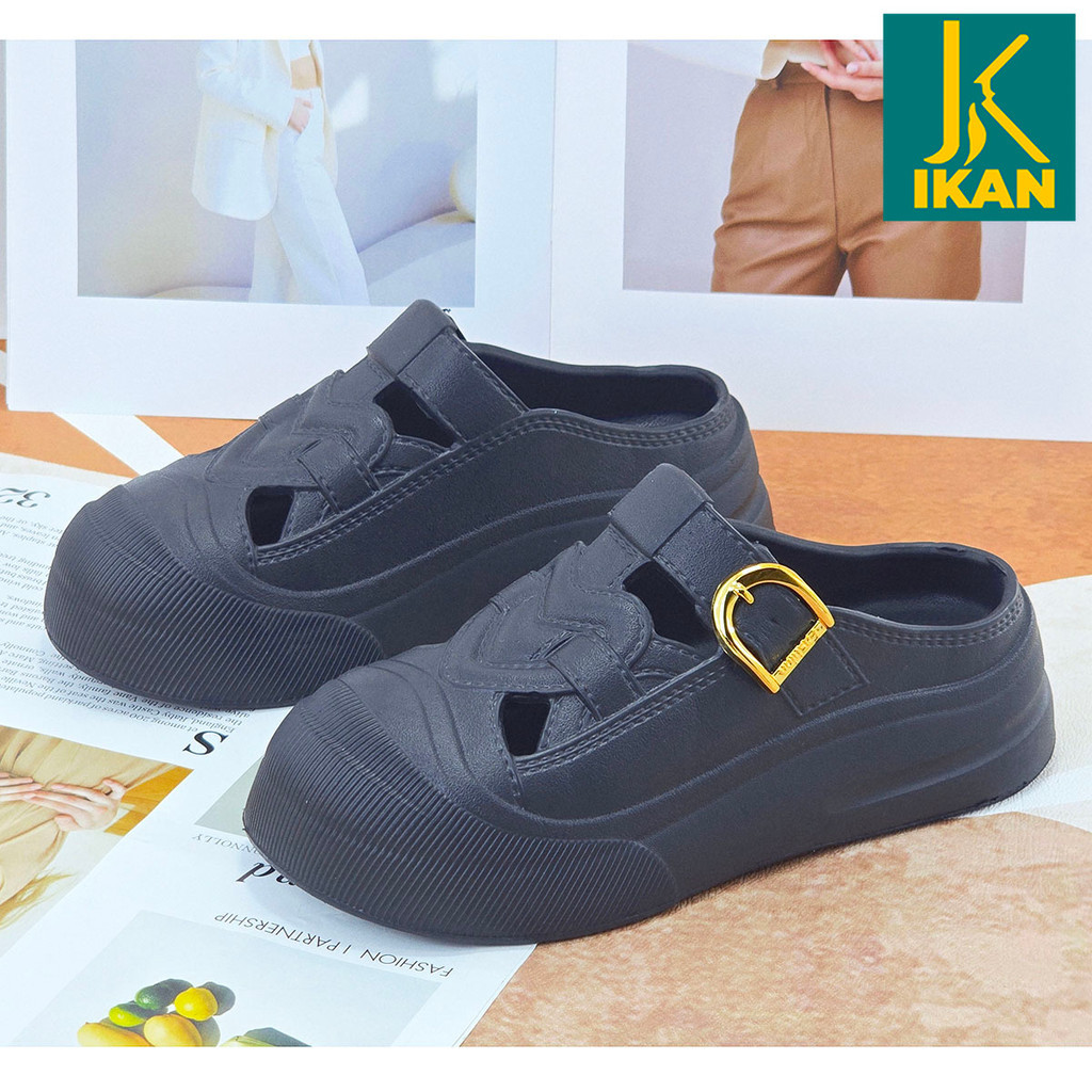 IKAN Sepatu Sandal Wanita Baim Sandal Karet Tali Wanita Sandal Cewek Karet Sandal Kodok Fuji