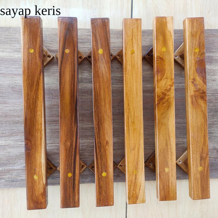 tarikan pintu kayu jati model minimalis SY8