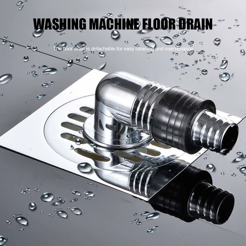 Saluran Pembuangan Lantai Anti Bau untuk Mesin Cuci Saluran Pembuangan Lantai Samping