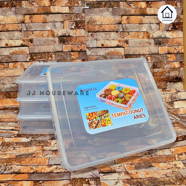 Tempat Donat Aries M Pamela / Kotak Donut Plastik / JJ.Houseware