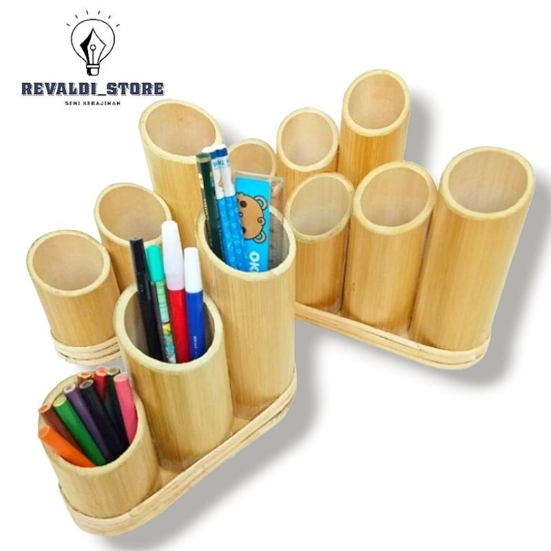 READY Kerajinan Tempat pensil dari bambu