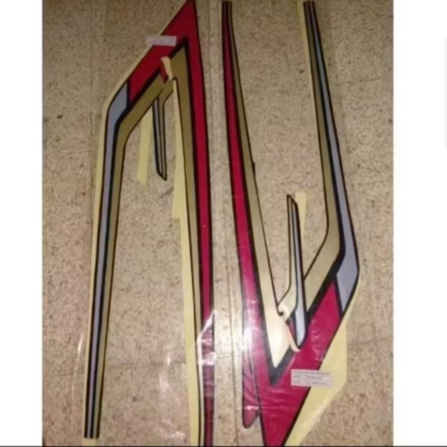 COD stiker poletStriping GL 100 GL125 Sticker GL125 Lis Merah Striping Lis Sticker Original GL 100 G
