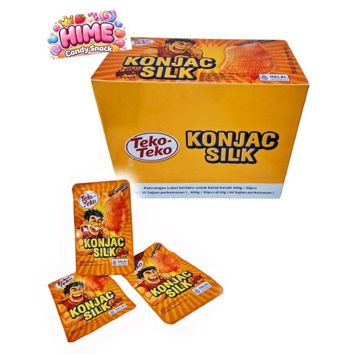 SNACK LATIO KONJAC SILK TEKO TEKO SI 30 PCS