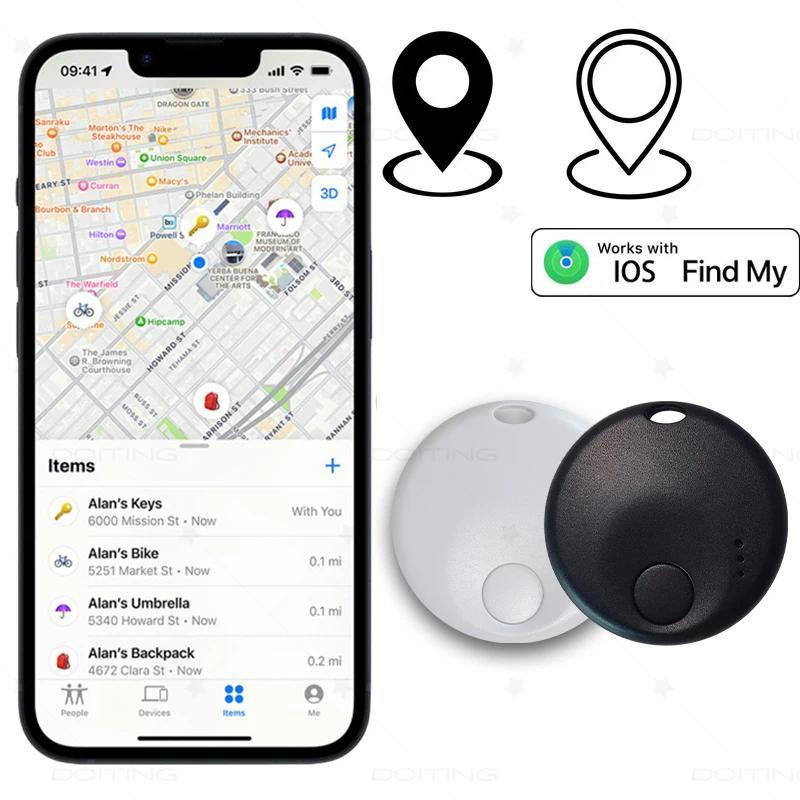 CD New Mini Smart Tag Works with IOS Find My Bluetooth Airtag Luggage Tracker Item Locator for Car K