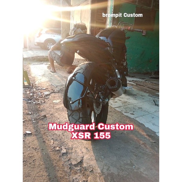 MUDGUARD Custom Spakbor Japstyle Yamaha XSR 155     Berkualitas