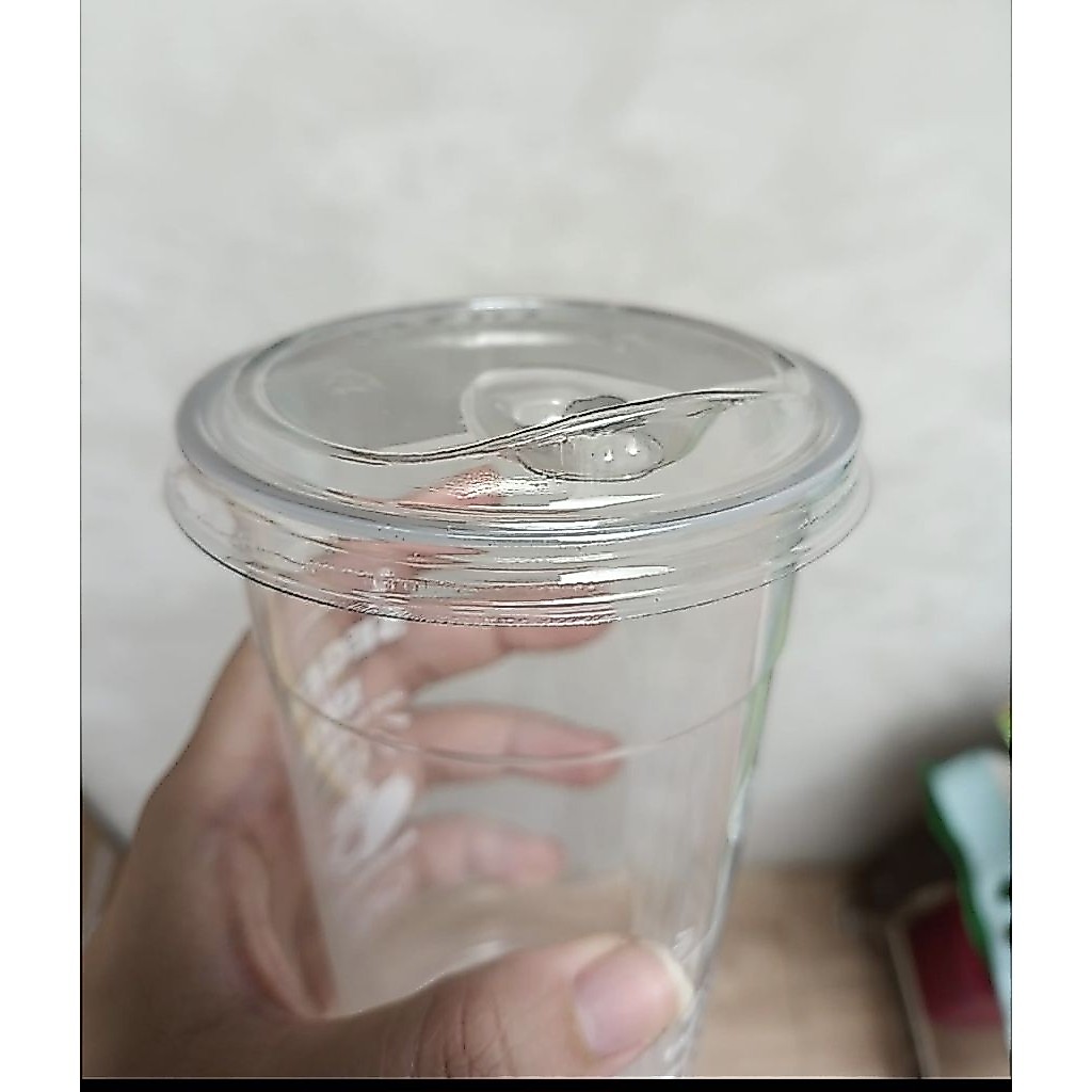Tutup Gelas Plastik Cup Sippy Lid Strawless