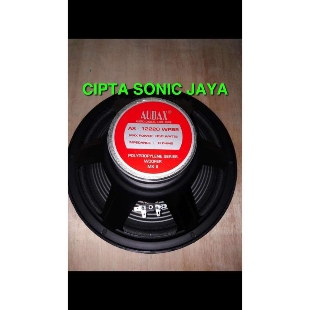 READY STOK - speaker audax 12 inch ax 12220 wpb woofer - HIGH QUALITY