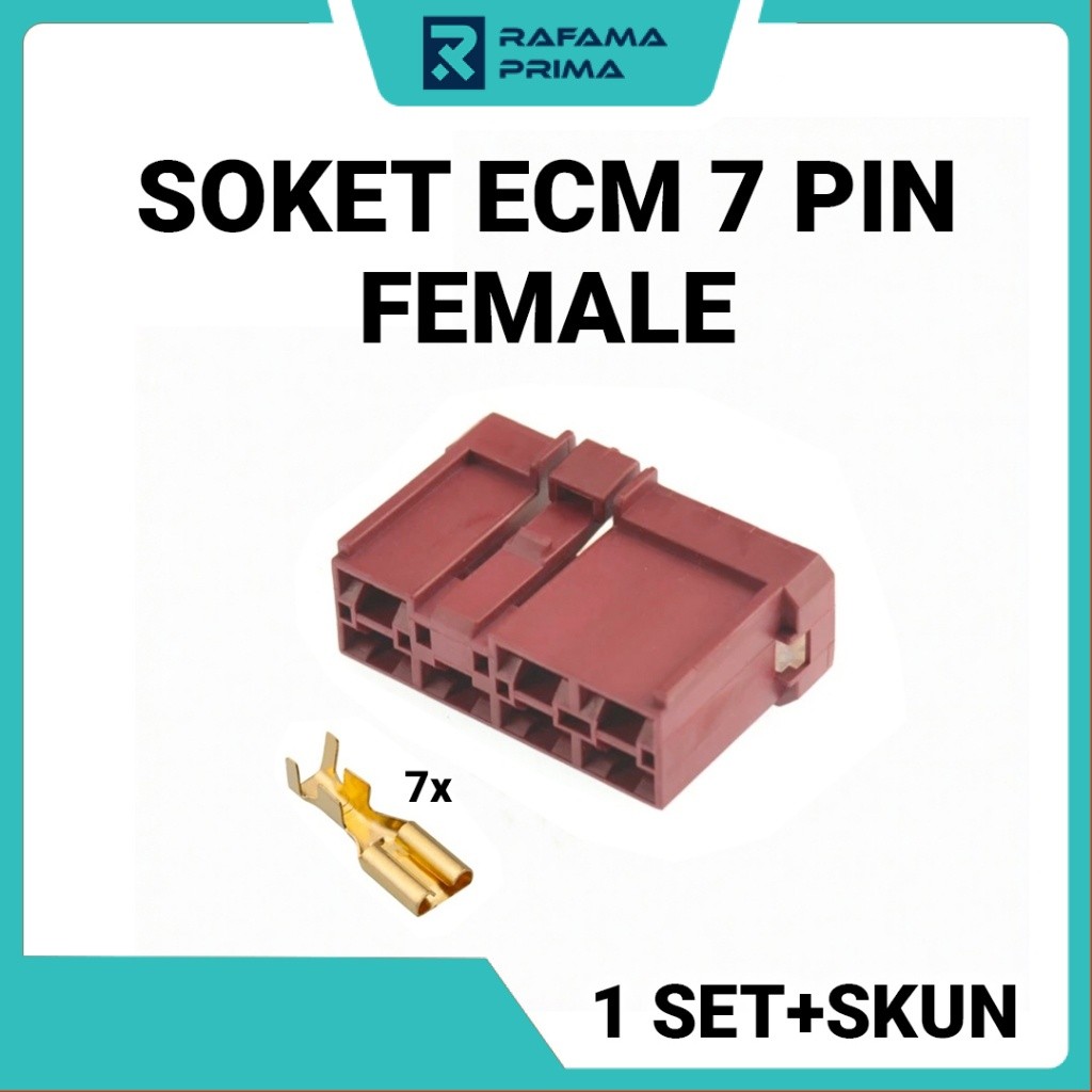 Soket ECM 7 Pin Female - Soket Spull ACG ECU ECM Beat ESP Scoopy