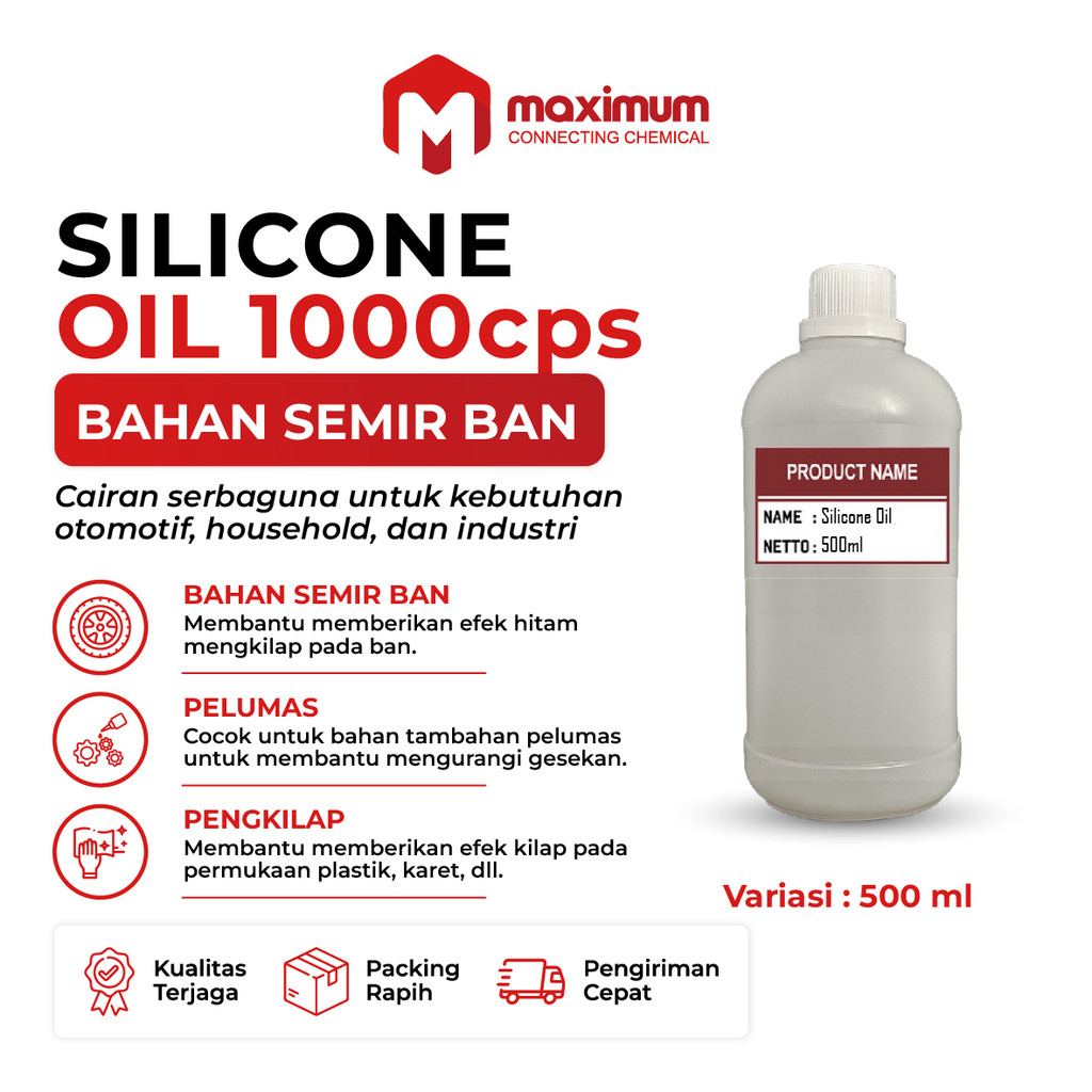 Silicone Oil / Minyak Silikon / Pelumas 500 mL