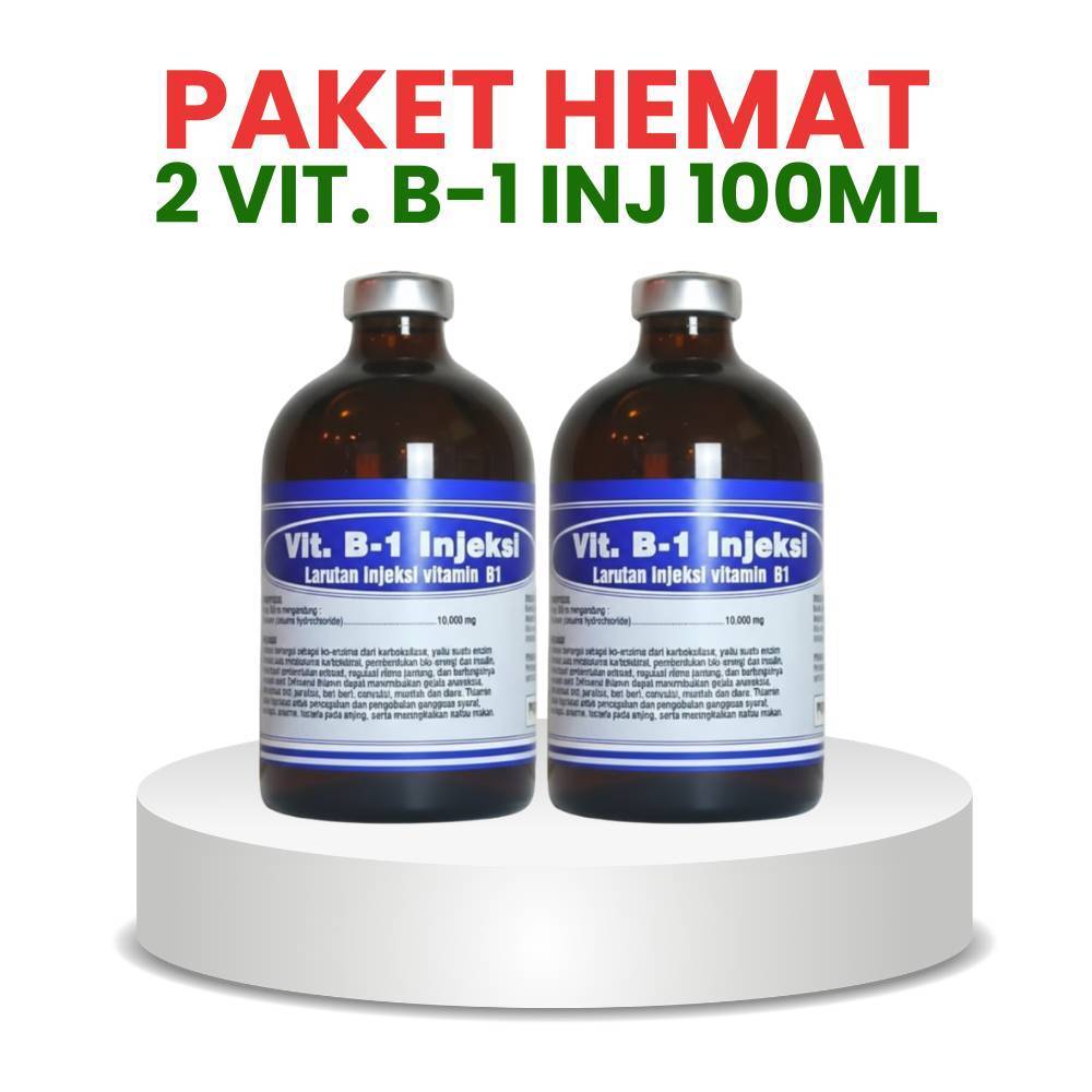SALEVit B1 injeksi - Obat Lumpuh - B1 100ml- Obat Hewan - Vit B1 InjeksiTERMURAH