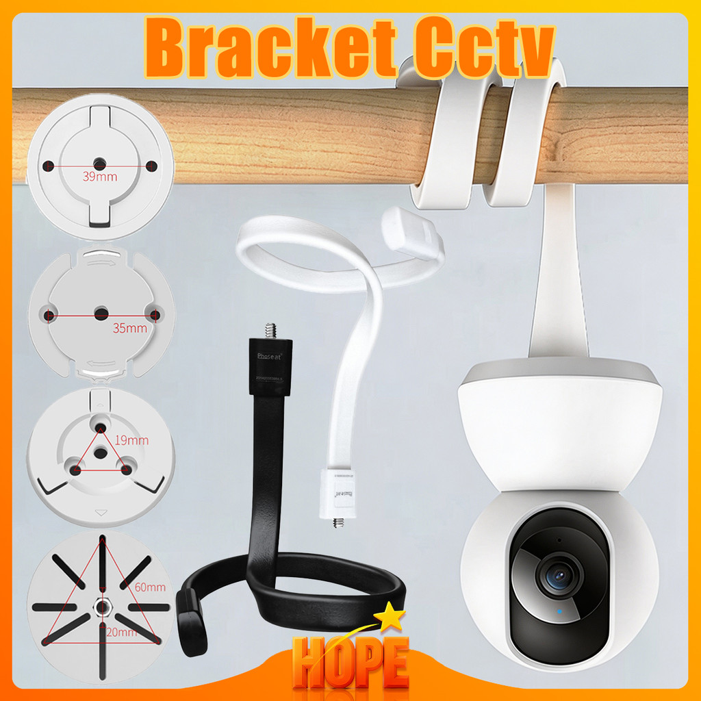 Bracket Baby Monitor CCTV Universal Indoor Fleksibel Tiang CCTV 360 Derajat Holder CCTV Bracket IP C