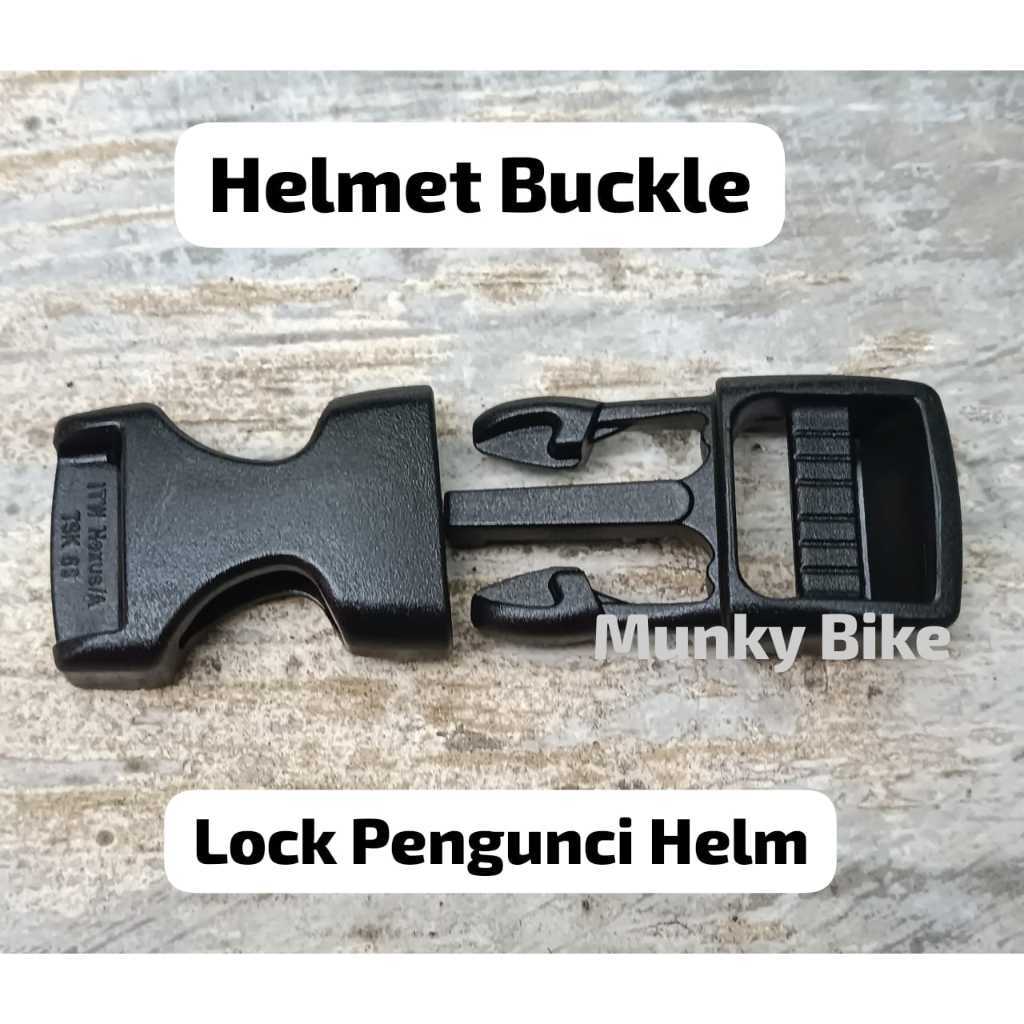 Foto Helmet Buckle Lock Tali Pengunci Helm Quick Release untuk Sepeda