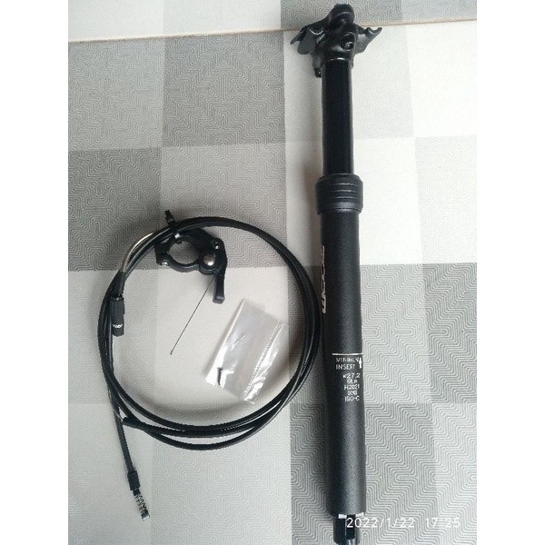 Foto Dropper adjustable Seatposh Zoom 27.2 mm inner cable travel 80mm
