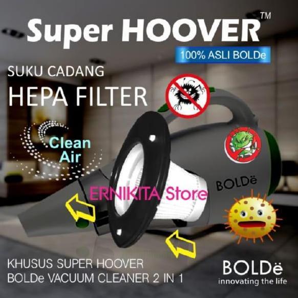 HEPA Filter Vacuum BOLDe SUPER HOOVER Cyclone Asli Washable