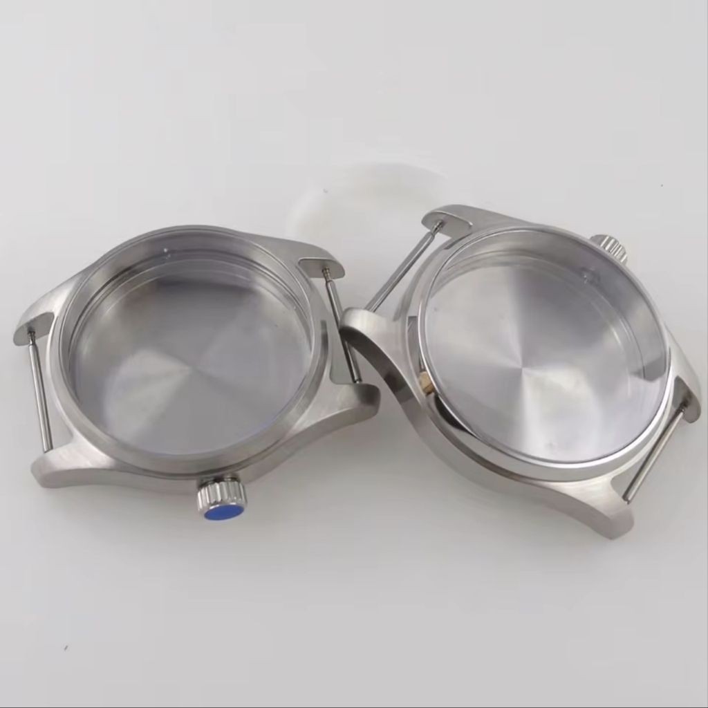 Case Jam Tangan Stainless Steel Solid Titanium Pilot Watch 36mm 39mm Seiko NH35 NH36 NH38 NH70