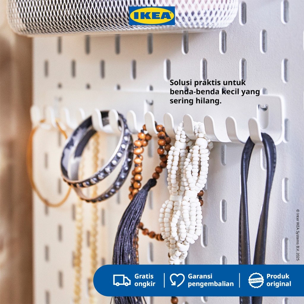 IKEA SKADIS Pengait Serbaguna Untuk Pegboard