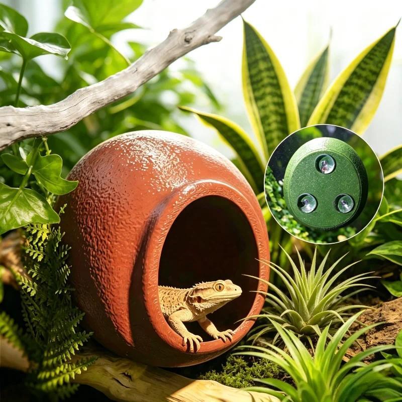 Habitat Reptil Gantung Dinding dengan Desain Suction Cup untuk Kadal, Katak Pohon, Tarantula, Laba-l