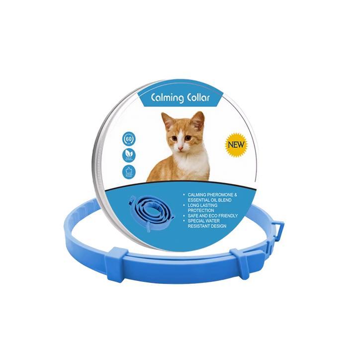 Kalung Kutu, Calming Collar Kalung Penenang untuk Kucing dan Anjing dengan Feromon Menenangkan dan M