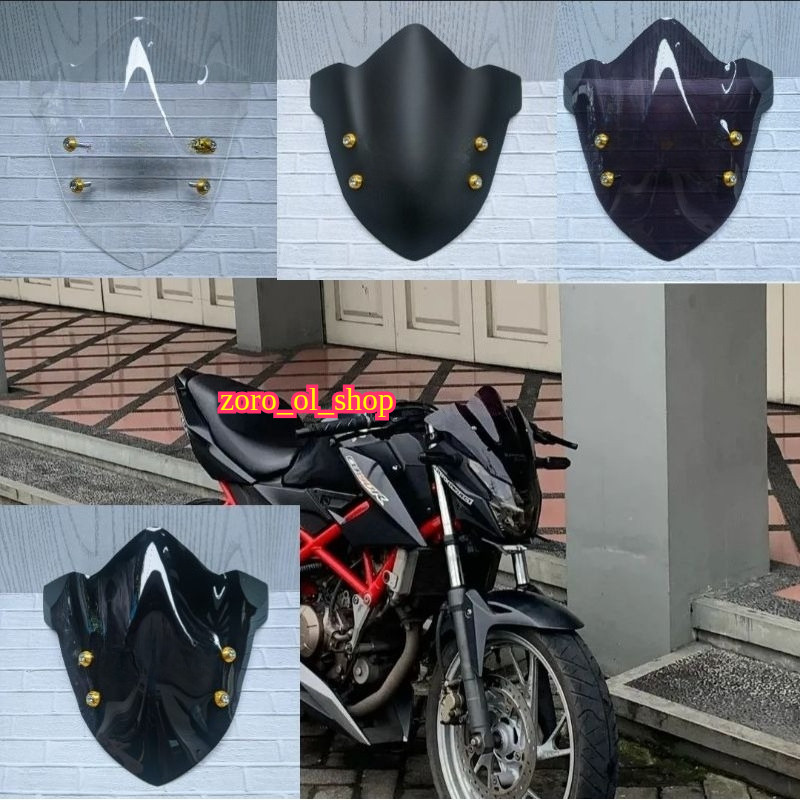 VISOR CB 150 R SE CB 150 NEW MODEL TERBARU WINDSHIELD CB 150R NEW PLUS BAUT VARIASI