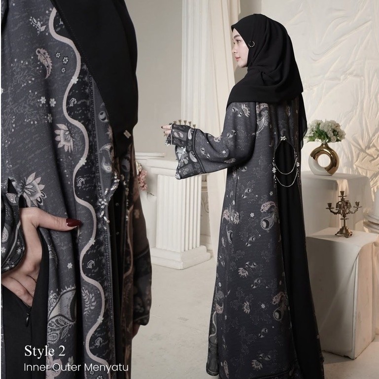 Shereen abaya  by naqa.id / Abaya Kekinian / Abaya Fashion / Abaya Girl / Naqa.id