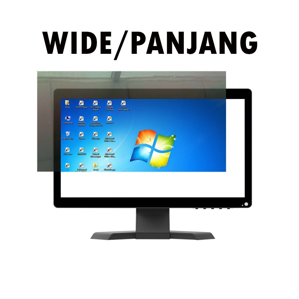 SH POLARIZER MONITOR 17 IN PLASTIK POLARIS POLARIZER LCD MONITOR 17 INCH 45 DERAJAT 45DERAJAT