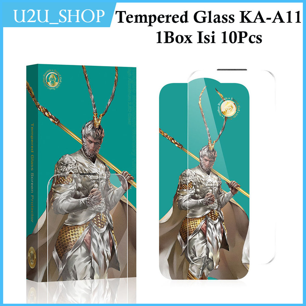 1BOX ISI 10PCS KA-A11 Tempered Glass Monkey King Bening For Samsung Note 10 Lite S10 Lite S20 Fe