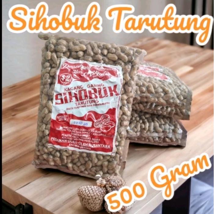 PROMO  Kacang Sihobuk Asli Tarutung 500 Gram Oleh Oleh Khas Medan , Food, Snack, Sangrai, Renyah, Ce