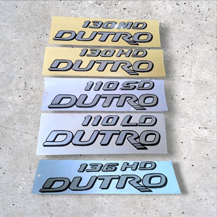 PROMO stiker Hino 300 dutro 130MD Dutro 130HD Dutr 110SD Dutro 110HD / stiker hino dutro 136hd dutro