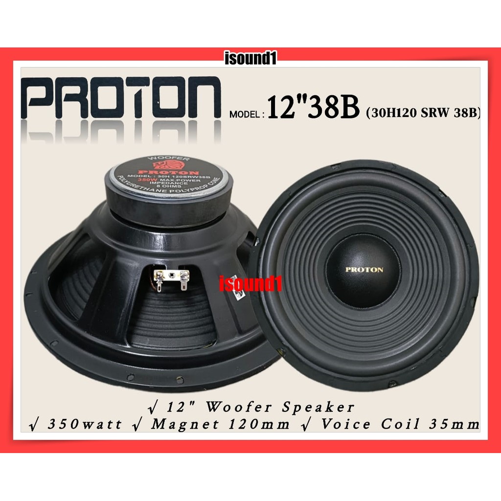 Speaker Proton 12 Inch Woofer 350W