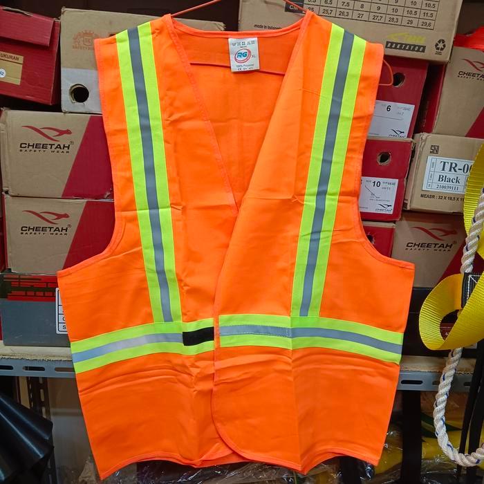 Rompi Safety Vest Kombinasi 0051 Orange / Rompi Safety 0051 - Orange