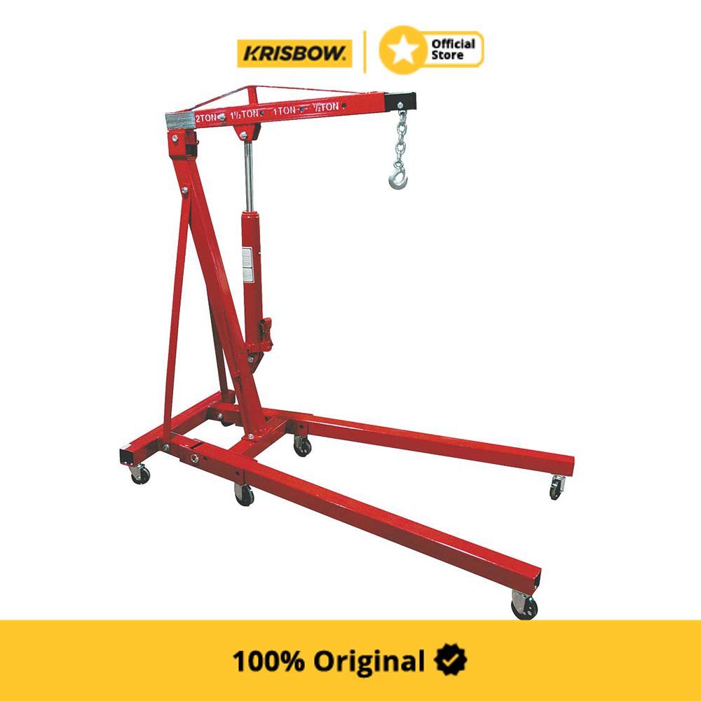 Krisbow Crane Hidrolik Manual 2 Ton Erlsec2 Crane Mesin Hidrolik Engine Hoist Bengkel