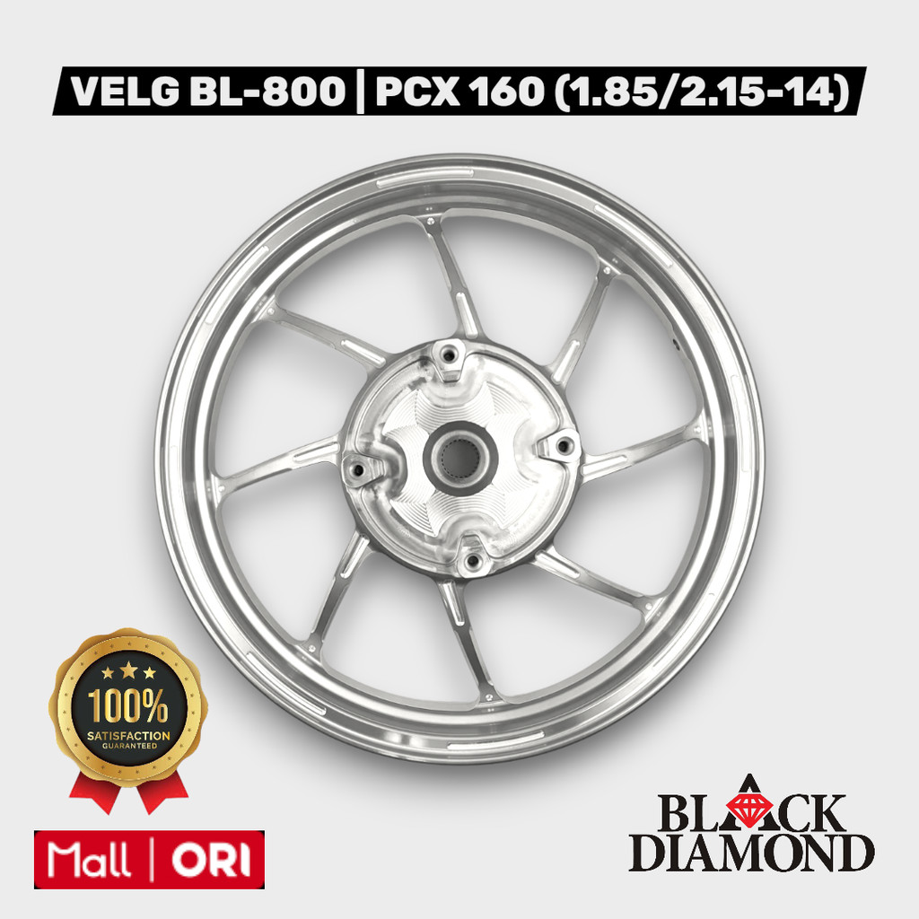 Black Diamond - Velg Racing BL-800 PCX160 CBS PCX 160 ABS 2021 2025 Roadsync