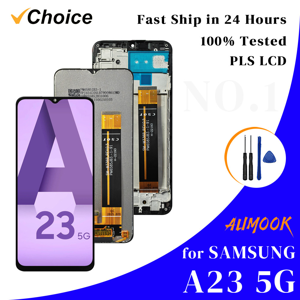 A23 5G PLS LCD for SAMSUNG A236 LCD splay gital Tou Screen Assembly Samsung A23 5G With Frame Replac