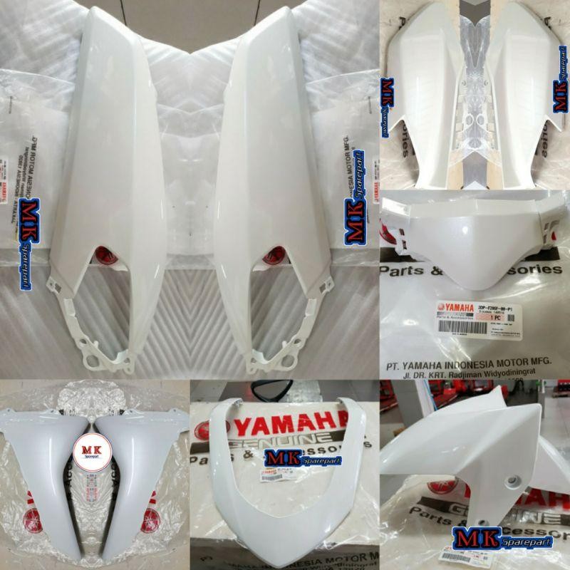 PAKET SET FULL BODY KAP HALUS NMAX OLD LAMA PUTIH ORIGINAL YAMAHA