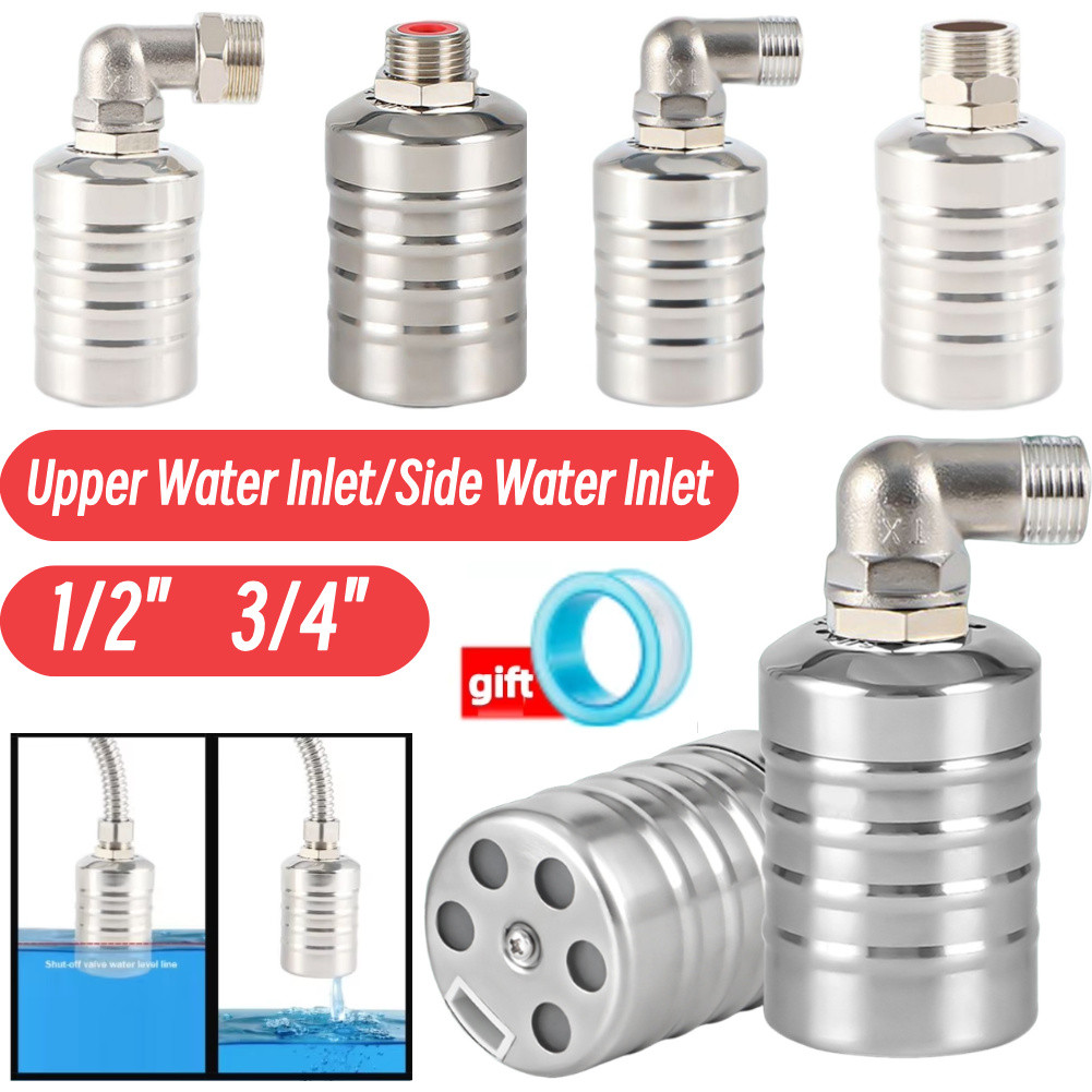Mini Floating Ball Valve Stainless Steel Automatic Water Level Control Valve Waterproof Corrosion Re