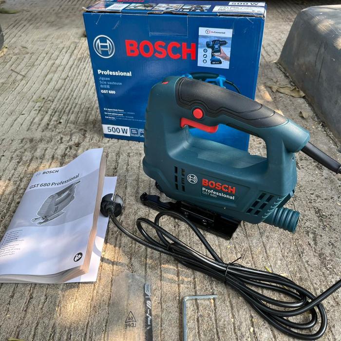 BOSCH Mesin Jigsaw Gergaji Kayu Tangan Listrik Kekuatan Tinggi Mesin Gergaji Kayu Jig Saw Mesin Poto
