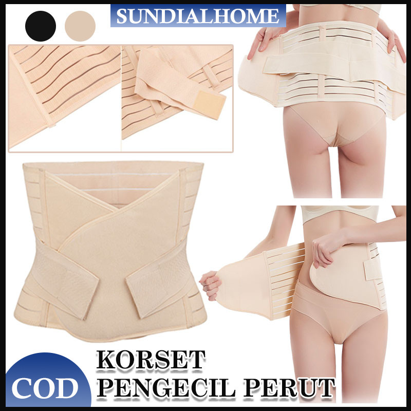 Korset Pelangsing Setelah Melahirkan/Korset Pengecil Perut Double Perekat/Korset Pengecil Perut