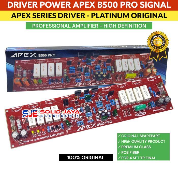KIT DRIVER POWER APEX B500 PRO MONO AMPLIFIER AMPLI SOUND SYSTEM AUDIO B-500 B500 PRO PROFESIONAL DR