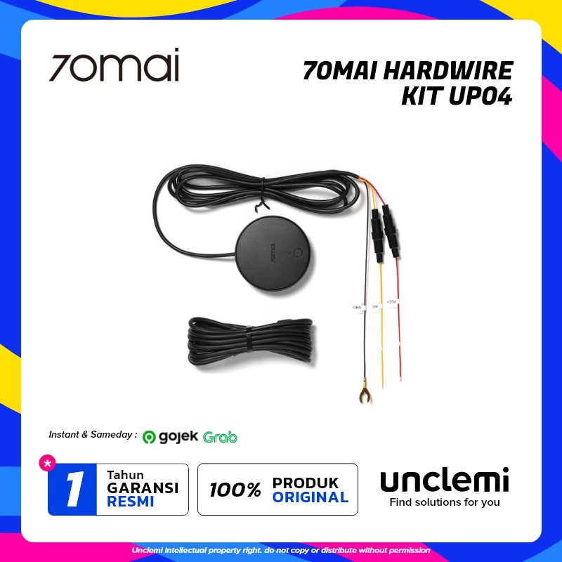 zelvaco - 70mai Hardwire Kit UP04 Untuk Omni Parking Monitor 4G Live Control Dashcam