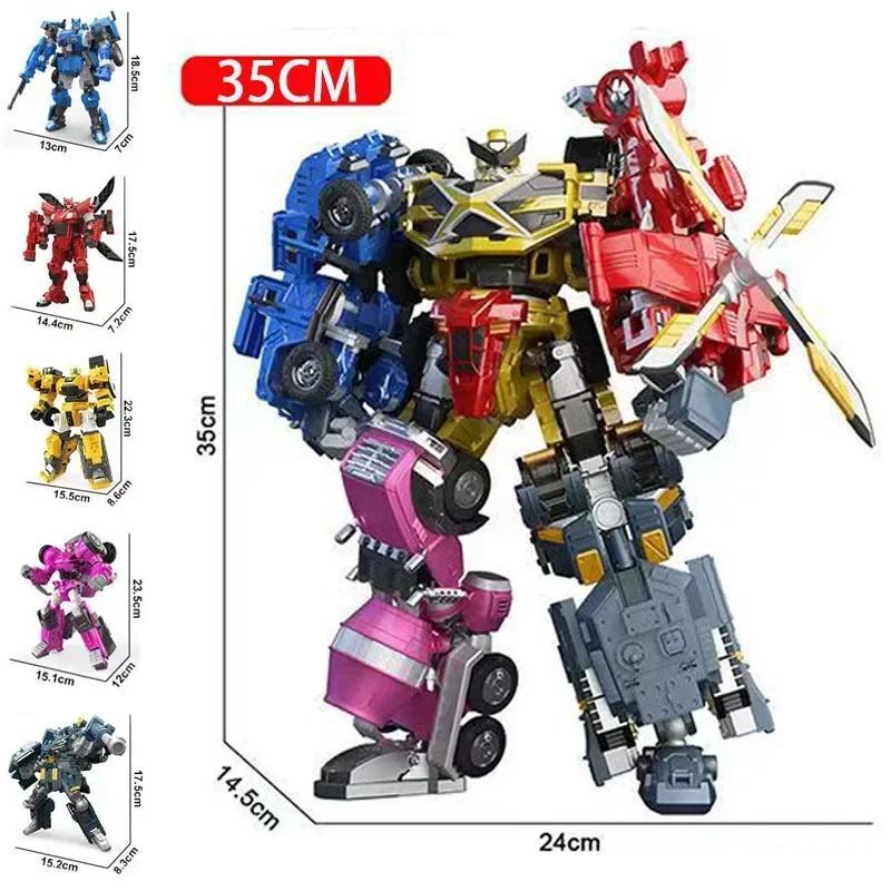 MiniForce Penta X Ranger 5 in 1 Transformation Robot Bot PENTATRON Model Mini Force Deformation Comb