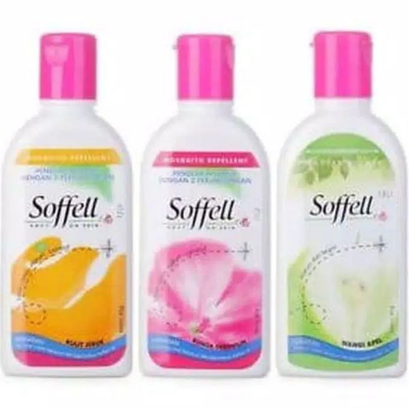 Soffell Mousquito Repellent 60gr - Sofel Lotion Nyamuk - Sofel Botol